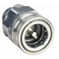 SNAP-TITE Hydraulic Quick Connect Hose Coupling: 1 in, Steel, 132.49 lpm Max. Flow Rate, Nitrile (MPN VHC16-16M)
