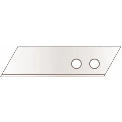 MARTOR Utility Blade: 2 13/16 in Blade Lg, 11/16 in Blade Wd, 0.02 in Blade Thick - Straight-Edge Standard-Tip Replacement Utility Blades