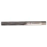 YANKEE Hand Reamer: 7/16 in, Spiral Flute, LH, High Speed Steel (MPN 403-7/16)