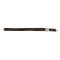 BULLARD Postman Slide Chin Strap: Bullard Hard Hats, 2 Attachment Points, Nomex, Black (MPN R50)