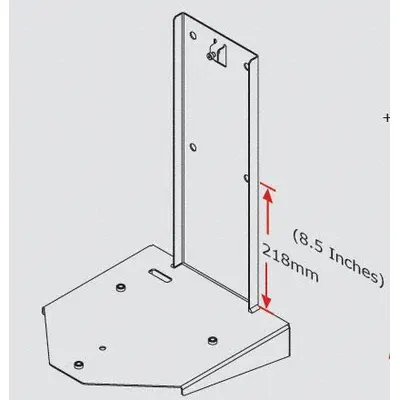 ELGA Wall Mounting Kit: LA770 - Water Purification System Wall Mounting Kits