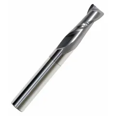 This carbide end mill features a corner-radius design for enhanced edge strength and reduced chipping. With TiCN coating and 2 flutes, it is suited for general-purpose milling of steel, stainless steel, and cast iron in profiling, slotting, and contouring operations.
