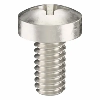 USA INDUSTRIALS Machine Screw: M2x0.40 Thread Size, 4 mm Lg, 316, Stainless Steel, Plain - Pan Head Machine Screws