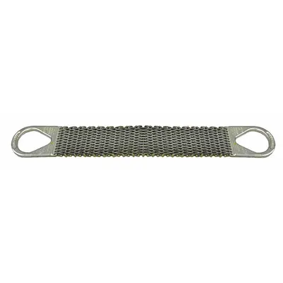 LIFT-ALL Wire Mesh Sling: Type 2, 10 ga Wire Gauge, Steel, 18 ft Sling Lg, 2 in Sling Wd - Triangle Wire Mesh Slings