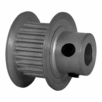 Dayton Timing Pulley: Modified Curvilinear, Fixed, For GT Timing Belt Section - GT Section Fixed-Bore Timing Pulleys with Hub