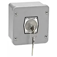 AMERICAN GARAGE DOOR SUPPLY Keyswitch: Open-Close, Momentary Contacts, Outdoor, Surface Mount (MPN 1KX)