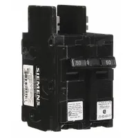 Bolt-on miniature circuit breaker rated 50 A at 120/240V AC, 2 poles, standard type. Provides overcurrent protection in electrical distribution systems. Suitable for use in panelboards and load centers