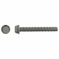 RED HEAD Screw Anchor: 4 in Overall Lg, 1/2 in Dia, Stainless Steel, Plain, External Hex, Hex, 25 PK (MPN SLDT-1240)