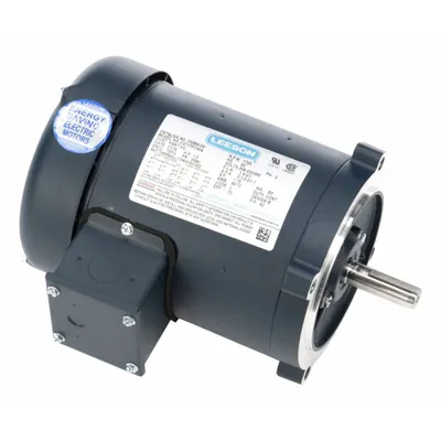 LEESON General Purpose Motors: C-Face Mount, Totally Enclosed Air-Over, 1/2 hp - C-Face 3-Phase General Purpose AC Motors