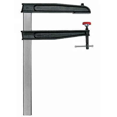 BESSEY Bar Clamp: Light Duty, Sliding T Handle, 24 in Jaw Opening - Max, 990 lb Clamping Force - Nonmarring Bar Clamps