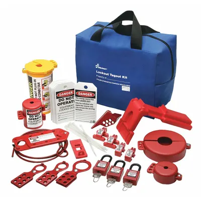 ABILITY ONE Portable Electrical & Valve Lockout Kit - Portable Electrical & Valve Lockout Kits