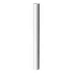 Silver-colored extender for modular tower lights, compatible with KombiSIGN 71/72 series. Overall height 9 13/16 in, diameter 1 in. Pole mount configuration raises signal towers for improved visibility in industrial settings.