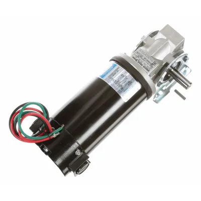 LEESON Right Angle Gearmotors: Right Angle, 12V DC, TENV, 58 RPM, 158 in-lb Max Torque - Right Angle DC Gearmotors