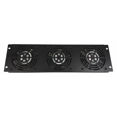 VIDEO MOUNT PRODUCTS Fan Kit: 3 U, EREN3FANKIT, 1 3/4 in Overall Dp - Fan Kits for Server Rack Enclosures