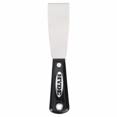 HYDE Putty Knife: Bld. Mat. Carbon Steel, Hdl. Mat. Nylon, Stiff - Standard Scrapers