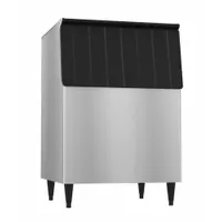 Ice Bin: 500 lb Storage Capacity, Top Hinged, 46 in Ht, 30 in Wd, 32 1/2 in Dp, Stainless Steel, FPT (MPN B-500SF)