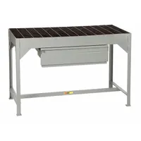 LITTLE GIANT Welding Table: 2,000 lb Wt Capacity, 34 in Ht, 51 in Dp, 24 in Wd, 1 Drawer (MPN WG-2451-HD)