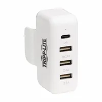 EATON TRIPP LITE Laptop Hub: 4 Ports, White, 4 USB/Lightning Ports, 4 Charging Ports (MPN U280-A04-A3C1)