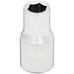 This 1/4" drive hand socket features a 4.5 mm socket size with a 6-point standard configuration. Constructed from chrome, it is designed for tightening or loosening metric fasteners with a 4.5 mm head. Suitable for automotive repair, machinery maintenance, and general industrial assembly tasks.