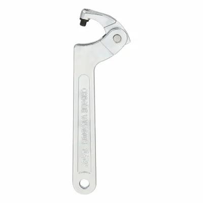 PROTO Spanner Wrench: 3 in, 1/4 in Pin Dia, 8 1/8 in Overall Lg, 1/4 in Pin Lg - Adjustable-Hook Spanner Wrenches