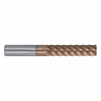 CLEVELAND Corner Radius End Mill: Carbide, T-Max Coated, 7 Flute, 3/8" Mill Dia, 1-1/8" LOC, 3" OAL (MPN C86278)