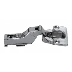 This half surface-mount spring hinge is constructed from stainless steel for corrosion resistance. With an overall width of 1 1/2 in, it is suited for use in enclosures, cabinets, and access panels requiring self-closing action.