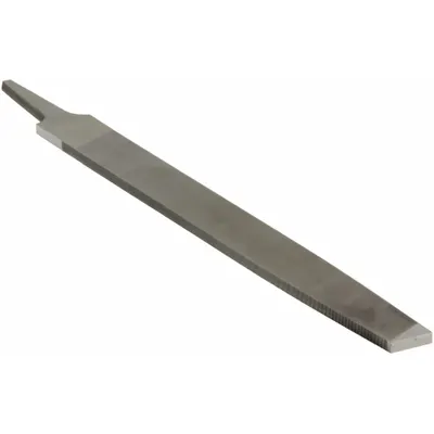NICHOLSON Machinists File: Rectangular, Smooth Cut, 14 in Lg without Tang, 1 5/16 in Wd - Tapered Single-Cut Rectangular Files