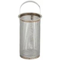 MUELLER STEAM SPECIALTY Replacement Basket: 0.062 in Screen Size, 6.3125 in Lg, Silver (MPN 11/4125 ss repl basket screen)