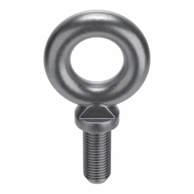 KEN FORGING Machinery Eye Bolt: With Shoulder, Steel, Plain, M30x3.50 Thread Size - Machinery Eye Bolts with Shoulder