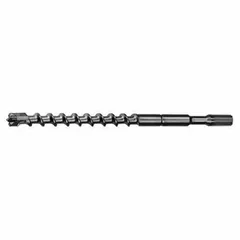 This spline concrete and masonry drill bit from MILWAUKEE is designed for use with rotary hammer drills. It features a 7/8 in diameter, 17 in maximum drilling depth, and 22 in overall length. Suitable for drilling into concrete, brick, and block in construction and industrial applications.