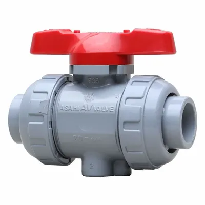 ASAHI Manual Two-Way Ball Valve: 4 in, CPVC, Straight, Socket x Socket - CPVC Ball Valves
