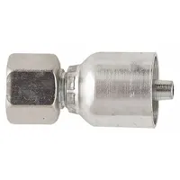 PARKER Hydraulic Crimp Fitting: Steel x Steel, Straight, -12 For Hose Dash Size, Female x Genderless (MPN 1CA43-18-12)