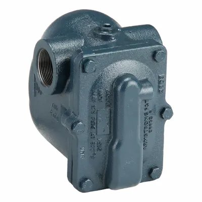 ARMSTRONG INTERNATIONAL Steam Trap: Cast Iron, 1 1/2 in FNPT, 3,100 lb/hr, 175 psi Max., 377°F Max. - Cast Iron C-Pattern Float & Thermostatic Steam Traps