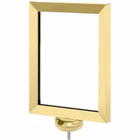 VISIONTRON Sign Frame: Brass, 8 1/2 in Overall Wd (MPN FR811HDPB2-CP2P)