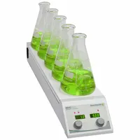 BENCHMARK SCIENTIFIC Hot Plate Stirrer: US Std Plug Type, 5 Positions, 4 in Plate Wd, 4 in Plate Lg (MPN IPS7000-5)