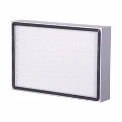 ULPA mechanical filter for fume hoods and clean environments requiring ultra-low particulate air filtration. Overall dimensions: 4 in height, 13 in width, 30 in depth. Type 1.