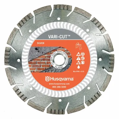 HUSQVARNA Vari-Cut 10 10 in Wet Segmented Diamond Blade - Masonry-Cutting Blades