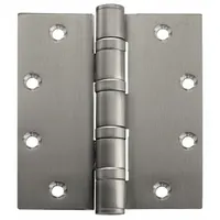 BEST Butt Hinge: Steel, Full Mortise, 2 1/4 in Leaf Wd (MPN FBB168 5X5 HW DOOR HINGE 26D STL)