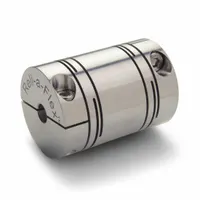 RULAND MANUFACTURING Slit Coupling: 5 mm Bore Dia 1, 4 mm Bore Dia 2, 16 mm Coupling Outside Dia (MPN MRLC16-5-4-A)