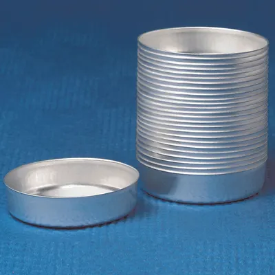 EAGLE THERMOPLASTIC Weighing Dish: Non-Sterile, Aluminum, 80 mL Capacity, Square - Weighing Boats & Papers