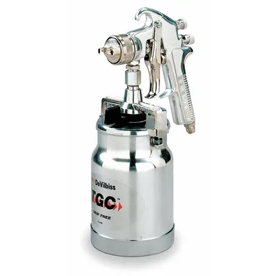 DEVILBISS Conventional Spray Gun: Conventional, 13 in, 1/4 in Air Inlet Size, Primers - Conventional Spray Guns