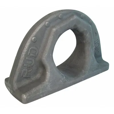 RUD CHAIN Hoist Ring: Weld-On, 11,000 lb Working Load Limit, Steel, 0° Pivot Angle - Weld-On Hoist Rings