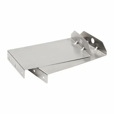 GROTE Light Guard: Light Guard, Gray, Stainless Steel, 6 1/8 in Lg, 3 in Ht - Vehicle Beacon Guards