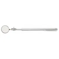 PROTO Inspection Mirror: 7/8 in Dia Mirror Size, Mirr. Mat. Steel, Mirr. Shp. Round (MPN J2370XL)