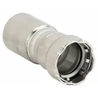 VIEGA MEGAPRESS Crimp Fitting: 2 in Pipe x 1 in Pipe Size, FTG x Press-fit, FKM (MPN 95380)