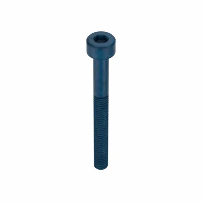 METRIC BLUE Socket Head Cap Screw: M3x0.50 Thread Size, 30 mm Lg, Std, Blue Phosphate - Metric System Standard Socket Head Cap Screws