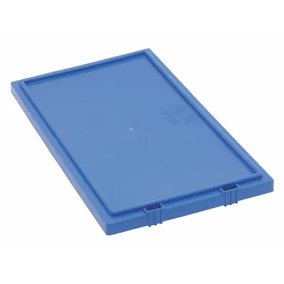 QUANTUM STORAGE SYSTEMS Lid: 18 in x 11 in, Gray, FDA Compliant, 493F99/9NU18 - Lids for Standard Stacking & Nesting Totes