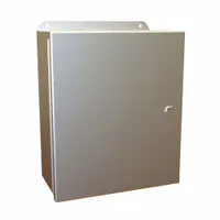 HAMMOND Electrical Enclosure: Aluminum, 12 in x 10 in x 5 in, NEMA 12/13/3R/4/4X, w/Panel, Hinged (MPN EJ12105AL)