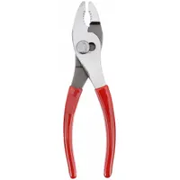 Slip Joint Plier: 1 in Max Jaw Opening, 6 5/8 in Overall Lg, 1 3/4 in Jaw Lg, Std Cushion Grip (MPN J276G)