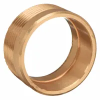 NIBCO Sweat Fitting Adapter: 1 1/2 in CTS x 1 1/2 in Pipe, Cup x MNPT, Bronze (MPN 802C 11/2)